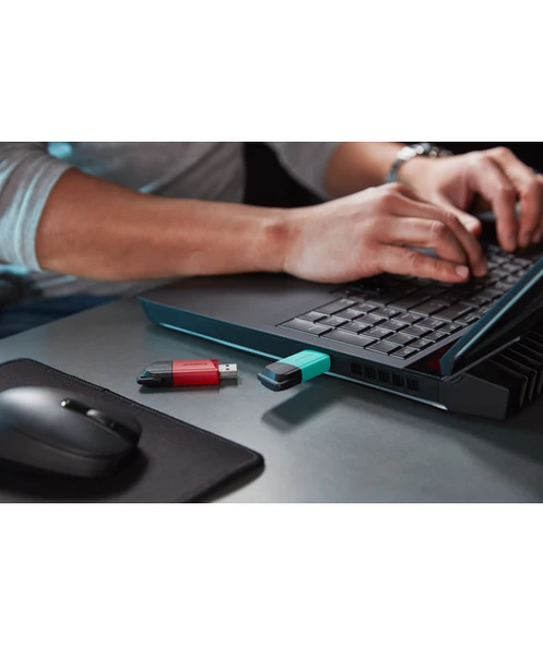 128GB USB 3.2 Gen 1 DataTravelerExodia M (Black + Red) - 4