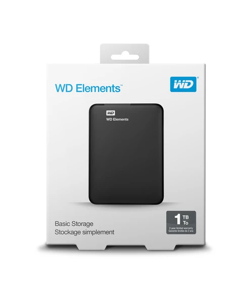 Western Elements USB 3.0 2.5" 1TB Taşınabilir Disk Siyah - 8