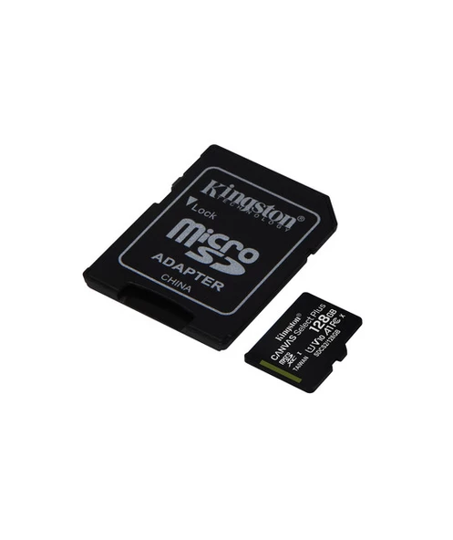 Kingston 128GB microSDXC Canvas Select Plus 100R A1 C10 Card + Adapter - 4