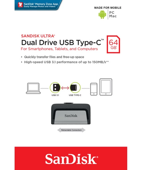SanDisk UltDual DriveUSB TypeCTMDrive64G - 2