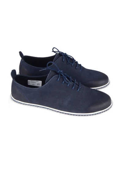 Juzcar Bağcıklı Eva Taban Nubuk Ayakkabı - 12