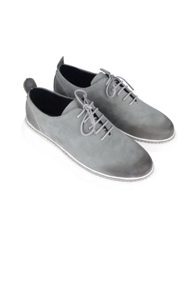 Juzcar Bağcıklı Eva Taban Nubuk Ayakkabı - 10