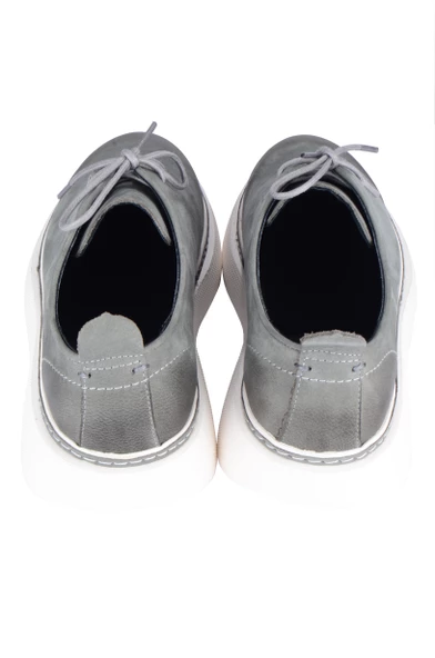 Juzcar Bağcıklı Eva Taban Nubuk Ayakkabı - 9