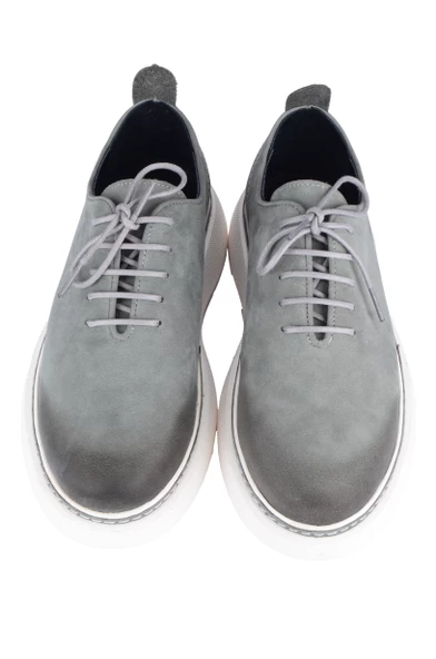 Juzcar Bağcıklı Eva Taban Nubuk Ayakkabı - 8