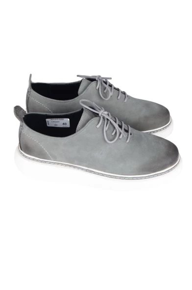 Juzcar Bağcıklı Eva Taban Nubuk Ayakkabı - 7