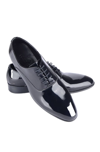 Erkek Rugan Bağcıklı Ayakkabı 602 - 2