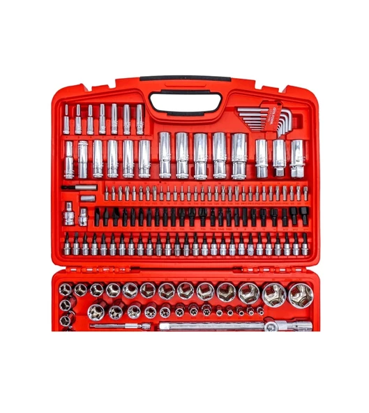 Ceta Form C20-180PH2 180 Parça 1/4"+ 3/8"+ 1/2” Lokma Takımı - Resim 5