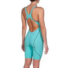 ARENA BAYAN YARI KARBON YARIŞ MAYOSU W POWERSKIN ST 2.0 FBSLOB / AQUAMARINE 2A898681 YZM YZM - 2