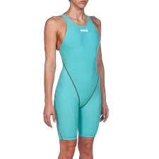 ARENA BAYAN YARI KARBON YARIŞ MAYOSU W POWERSKIN ST 2.0 FBSLOB / AQUAMARINE 2A898681 YZM YZM - 6