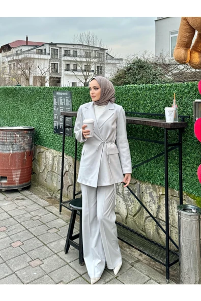 PTKM003 YAN BAĞLAMALI YÜN TAKIM - 2