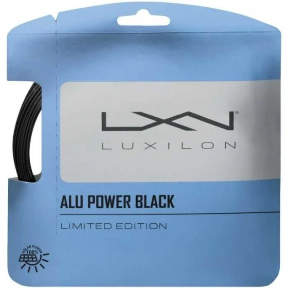 Wilson Luxilon Alu Power BLACK 17/1.25 Tekli Kordaj WR8306901125