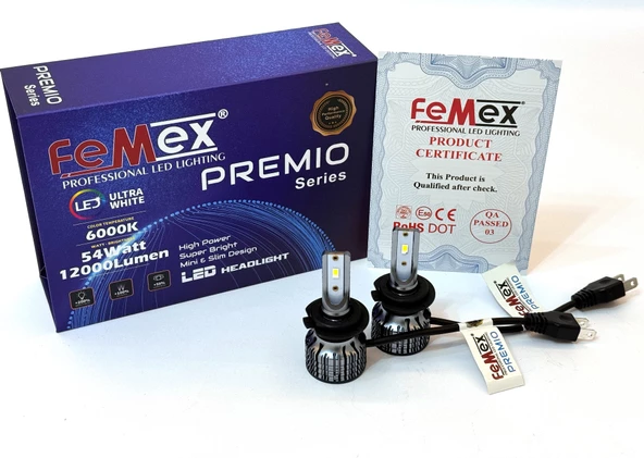 Peugeot 508 Led Xenon Uzun Far Ampulu FEMEX Premio H7