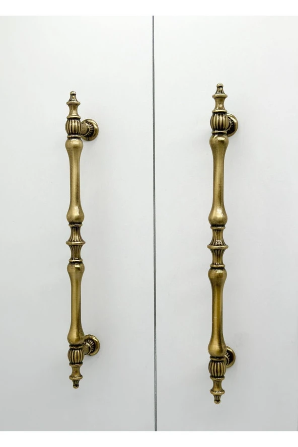 Antik Sarı Mobilya Tv Ünitesi Yatak Odası Dolap Mutfak Çekmece Kulpu 96 Mm 1 Ade - Resim 5