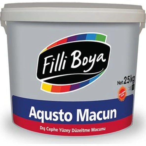 Filli Boya Aqusto Macun Dolgu Ve Yüzey Düzeltme Macunu 4 kg