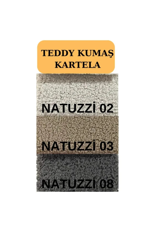 Asedia Salvador Siyah Teddy Kahve Sallanan Sandalye Dinlenme Koltuğu - Resim 7