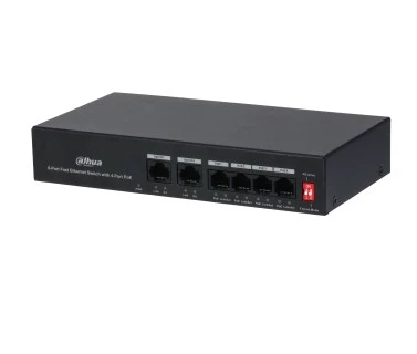 Dahua PFS3006-4ET-36 6 Port 10/100 4 Poe 2 FE Uplink Switch