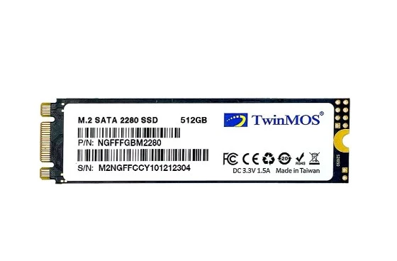 512GB TwinMOS M.2 2280 Sata3 580Mb-550Mb/s (NGFFFGBM2280) SSD Disk