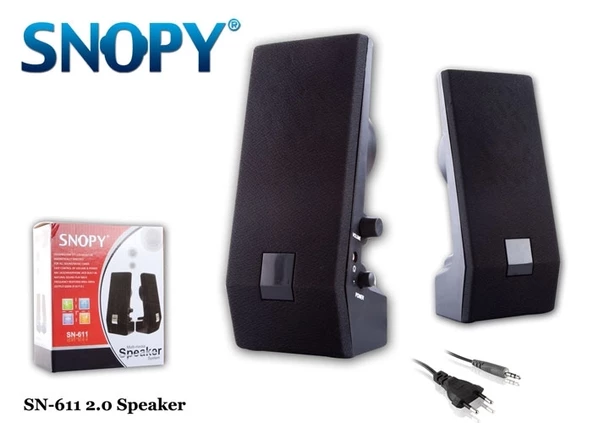 Snopy SN-611 2.0 AC 220V Hoparlör