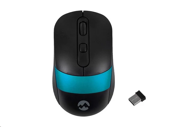 Everest SM-18 Usb Siyah/Mavi 2.4Ghz Optik Kablosuz Mouse