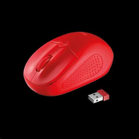 Trust 20787 Primo 1600DPI Kablosuz Kırmızı Mouse