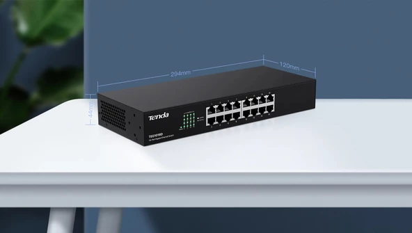 Tenda TEG1016D 16 Port 10/100/1000 Rack-M Switch