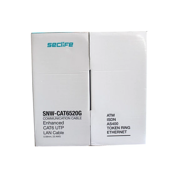 Seclife SNW-C6520G 23AWG UTP 305m Cat6 Kablo