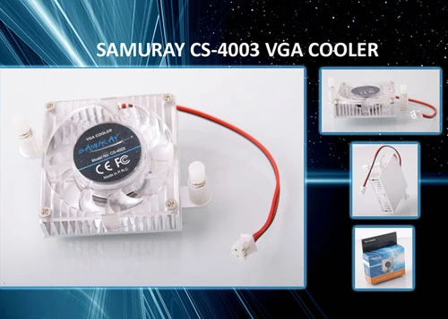 SamurayCS-4003 Geçmeli Ekran Kartı Fanı