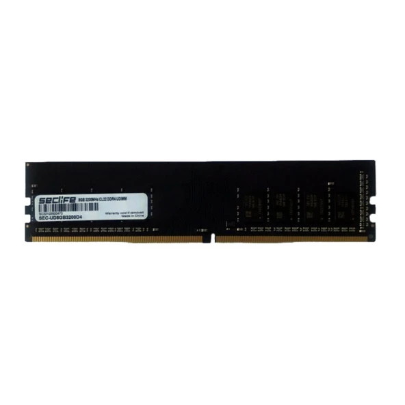 8GB Seclife 3200Mhz CL22 (SC-UD8GB3200D4) DDR4 Pc Ram