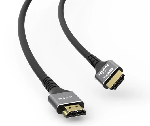 S-link SLX-HD4K015 19+1 HDMI to HDMI 1.5m Metal v2.0 4K (4096*2160) 60Hz Kablo