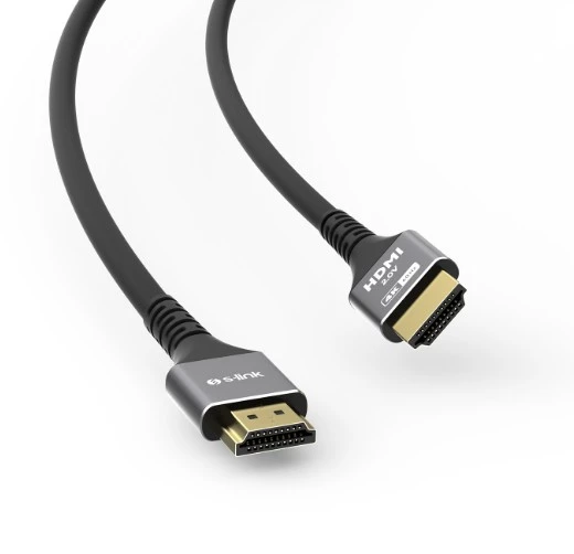 S-link SLX-HD4K10 19+1 HDMI to HDMI 10m Metal v2.0 4K (4096*2160) 30Hz Kablo