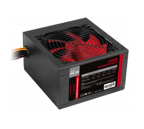 Hiper PS-50 500W 12 cm Fan Güç Kaynağı PSU ürün görseli 1