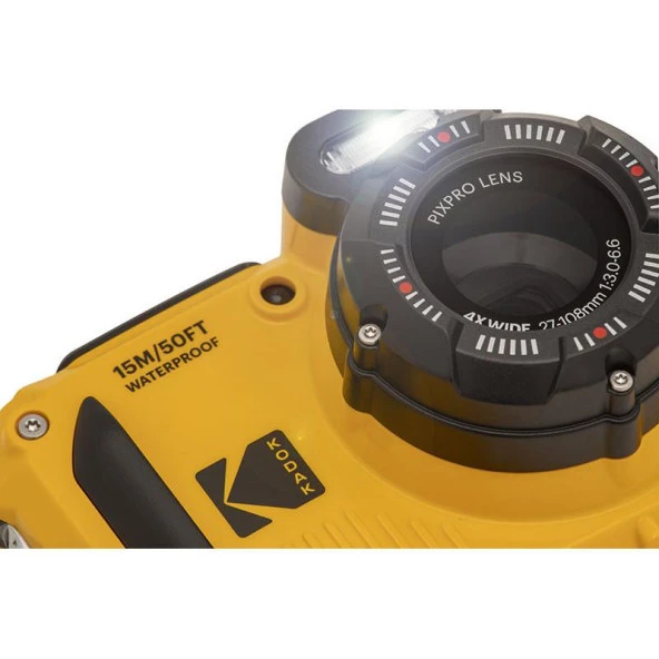 Kodak Pixpro WPZ2/4x Su Altı Fotoğraf Makinesi + 16GBSD + 2.LİTYUM PİL - 3