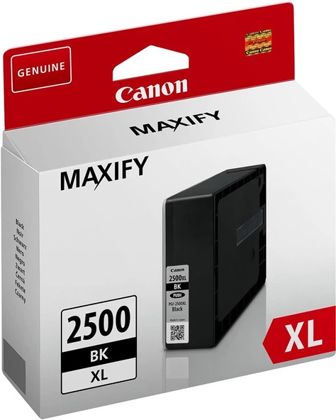Canon PGI-2500XL BK Black Siyah Mürekkep Kartuş MB4050-5050-5350 ürün görseli