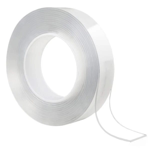 Sunup Nano Teknoloji Çift Taraflı Süper Yapıştırıcı Şeffaf Bant 3 Metre