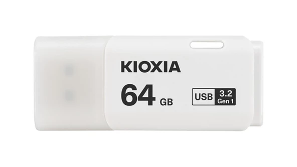 Kioxia 64GB U301 Beyaz USB 3.2 Gen 1 Flash Bellek
