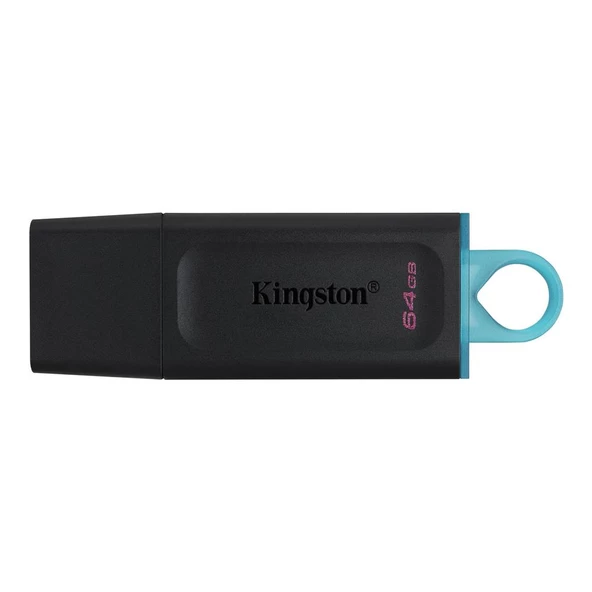 Kingston DTX-64GB 64GB USB3.2 Gen 1 DataTraveler Exodia (Black + Teal) Flash Bellek