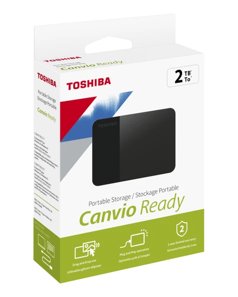 2TB CANVIO READY 2.5" USB3.2 G1 TOSHIBA HDTP320EK3AA