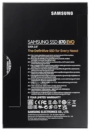500GB SAMSUNG 870 560/530MB/s EVO MZ-77E500BW SSD (Resmi Distribütör Garantili) - 7