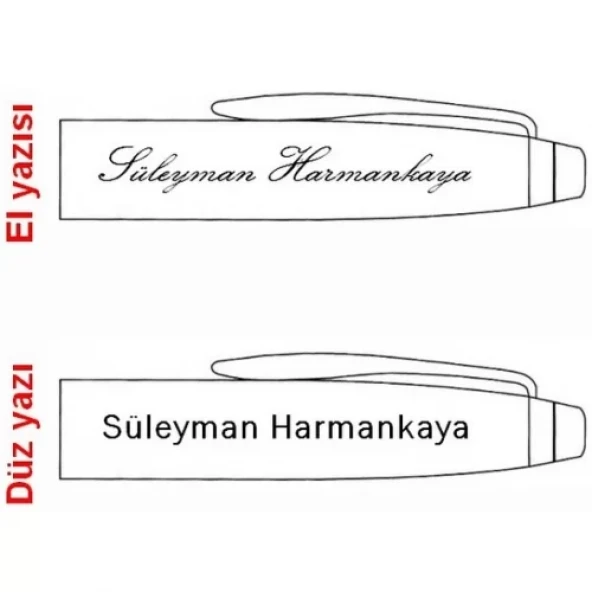 Scrikss 38 Dolmakalem Mat Siyah - Resim 3