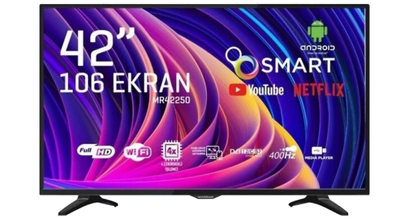 Nordmende NM42250 Full HD 42" 106 Ekran Uydu Alıcılı Smart LED TV