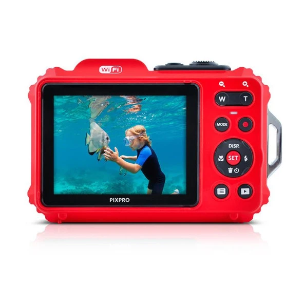Kodak Pixpro WPZ2/4x Yakınlaştırma Su Altı Fotoğraf Makinesi-Kımızı - 3