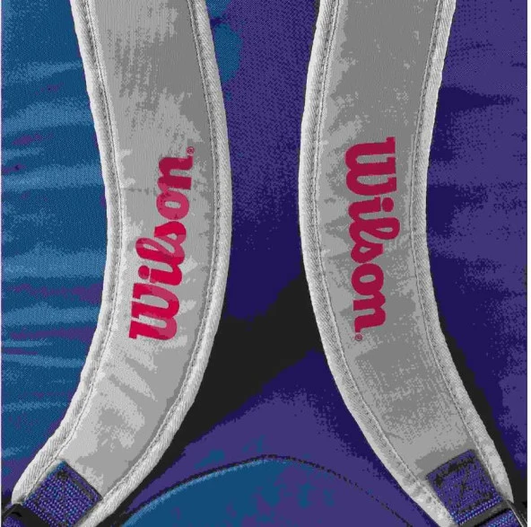 Wilson Bacpack F03/RED BLUE Tenis Sırt Çantası WR8023801001 - Resim 3