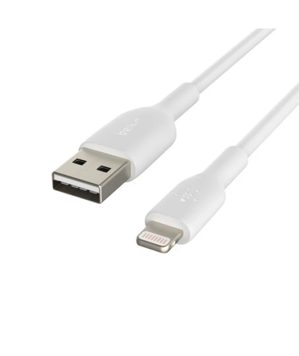 BELKIN Apple Lightning Hizli Sarj ve Data Kablosu 2m Beyaz CAA001BT2MWH