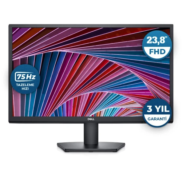 Dell SE2422H 23.8" 75Hz 5Ms VGA+HDMI FullHD VA Vesa Monitör