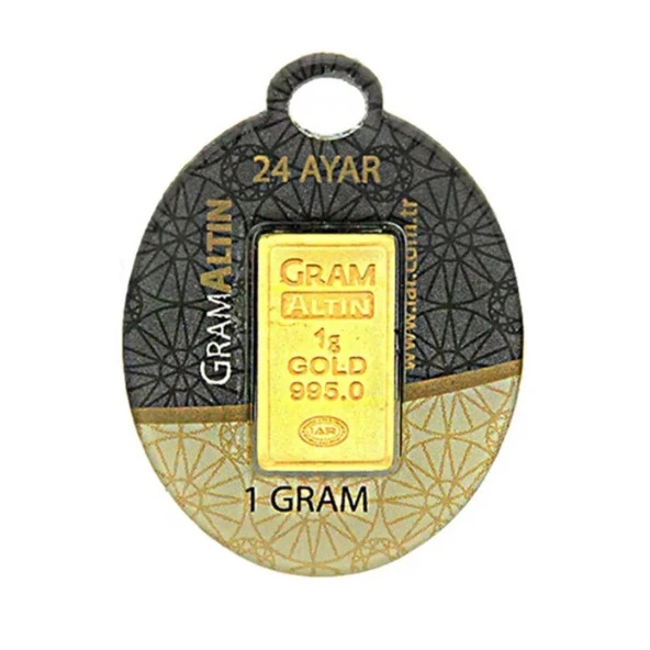 1 Gram 24 Ayar Külçe Altın Ziynet Gold