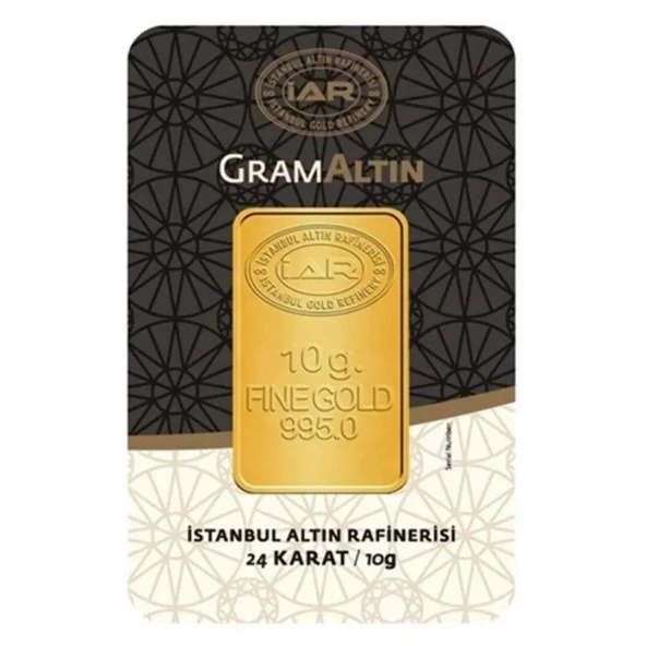 10 Gram 24 Ayar Külçe Gram Altın Ziynet Gold