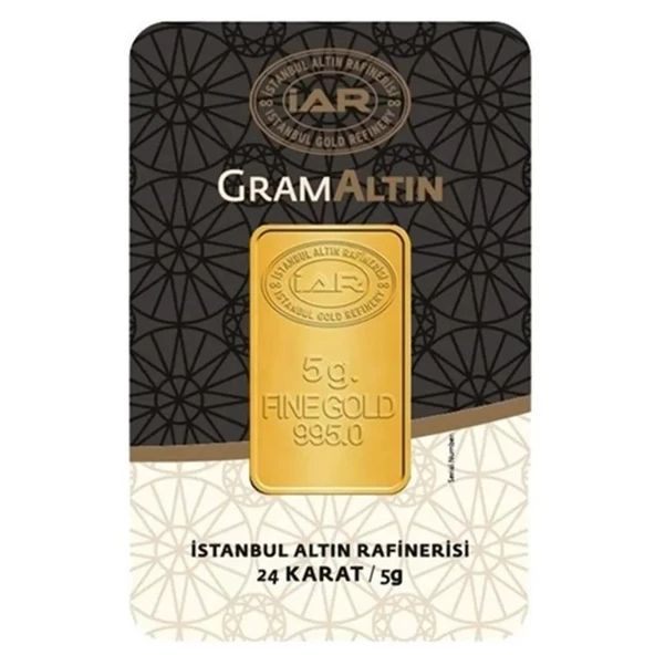 5 Gram 24 Ayar Külçe Gram Altın Ziynet Gold - 2