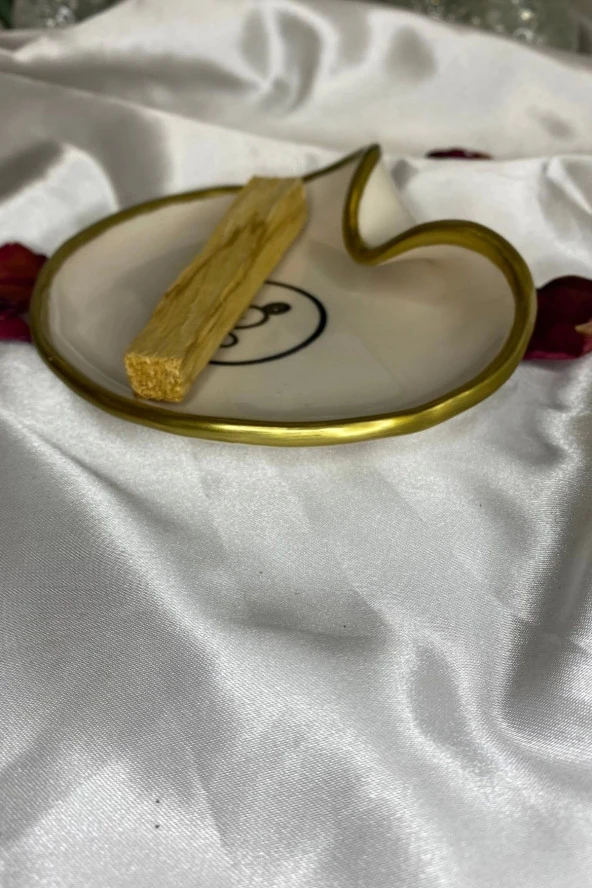 Doğal ve Palosento Tütsülük Seramik Palo Santo Beyaz - Resim 4