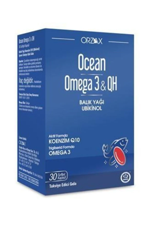 Ocean Omega 3 & Qh 30 Yumusak Kapsul