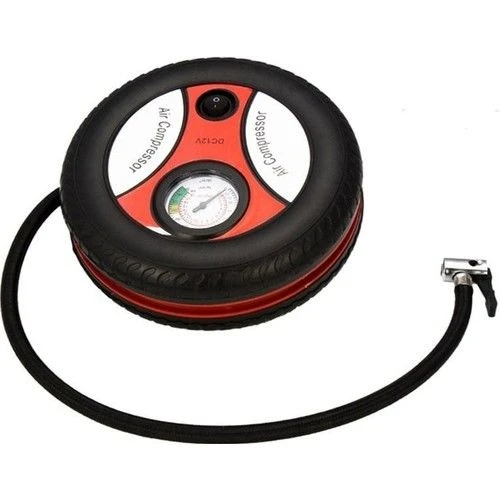 AEM Araç lastik hava kompresörü yuvarlak taşınabilir 12volt 260psi AEM19 1501 - 2